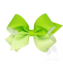 Wee Ones Bow Med Ombre Lime