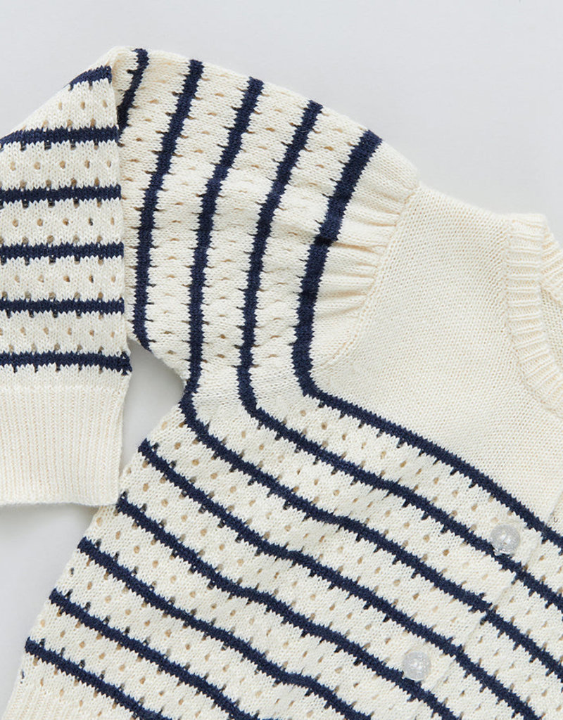 Pink Chicken Constance Sweater Navy Stripe