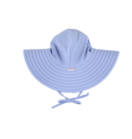 Ruffle Butts Periwinkle Blue Swim Hat