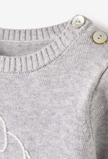 Elegant Baby Elephant Knit Jumpsuit w/Hat