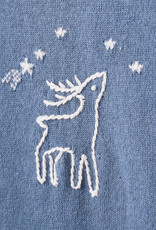 Elegant Baby Blue Magic Sky Deer Jumpsuit