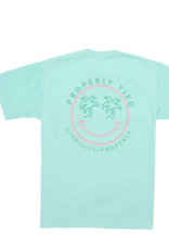 Properly Tied Smiley S/S Tee Seafoam