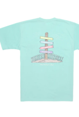 Properly Tied Beach Sign S/S Tee Seafoam