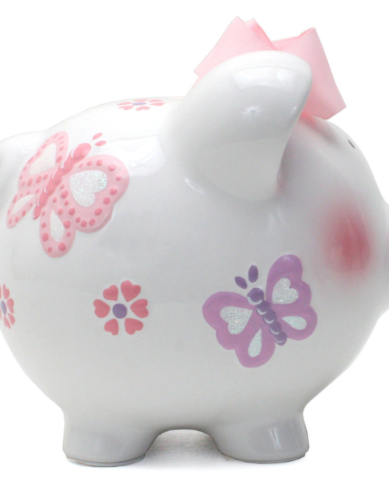 Child to Cherish Butterfly Piggy Bank