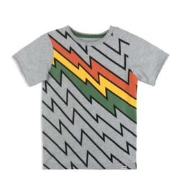 graphic s/s tee electrifying heather mist