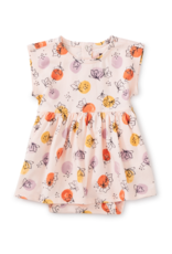 Tea Collection Baby Bodysuit Dress Squash Blossom Dot