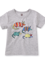 Tea Collection Armadillo Baby Graphic Tee Med Heather Grey