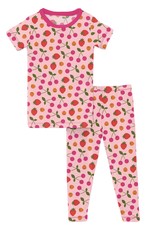 Print S/S PJ Set Lotus Berries