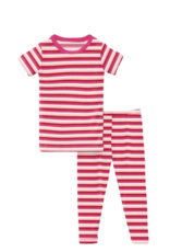 Kickee Pants Print S/S PJ Set Anniversary Candy Stripe