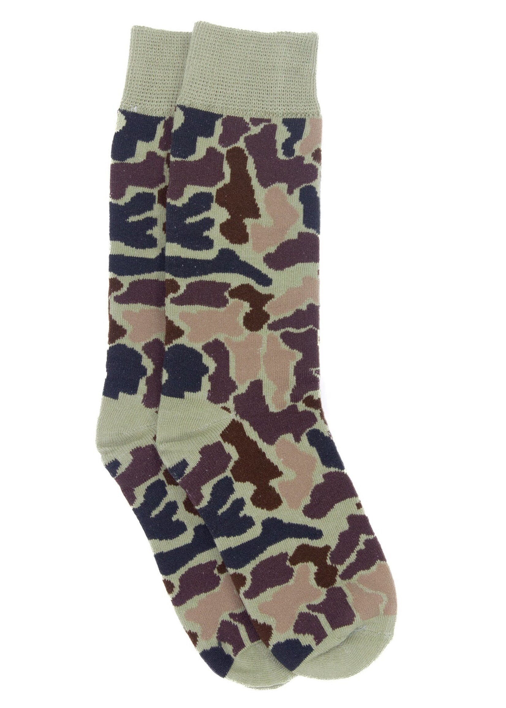 Properly Tied Lucky Duck Sock Vintage Camo