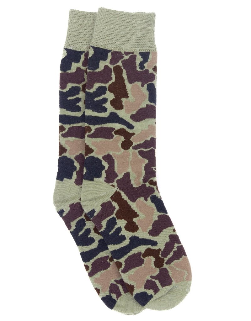 Properly Tied Lucky Duck Sock Vintage Camo