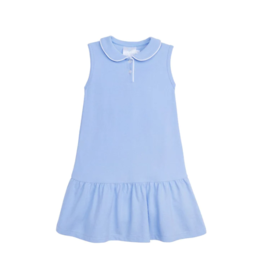little english SALE Sleeveless Polo Dress Lt Blue