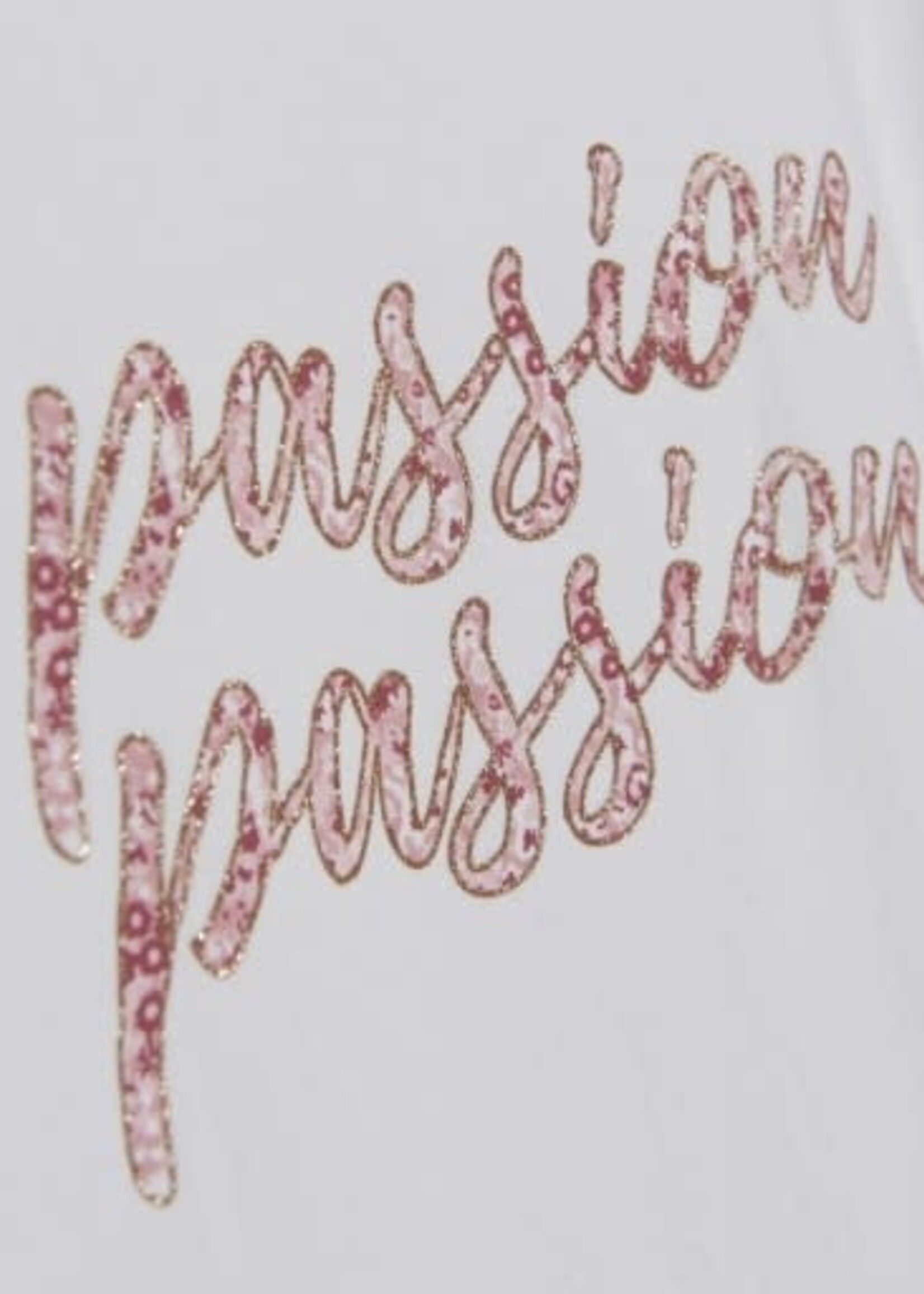 S/S WHITE T-SHIRT "PASSION"