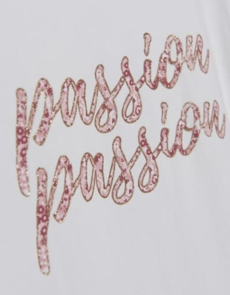 S/S WHITE T-SHIRT "PASSION"