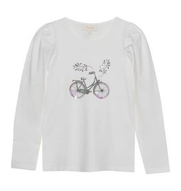 SALE L/S T-SHIRT w/BIKE PRINT CLOUD
