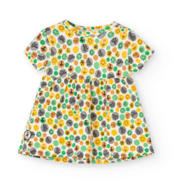 Boboli SALE Polka Dot Print Knit Dress