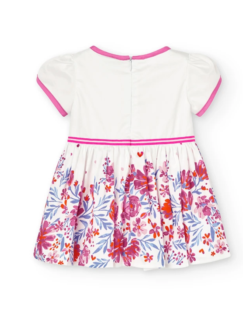 Boboli Pink Printed Dress