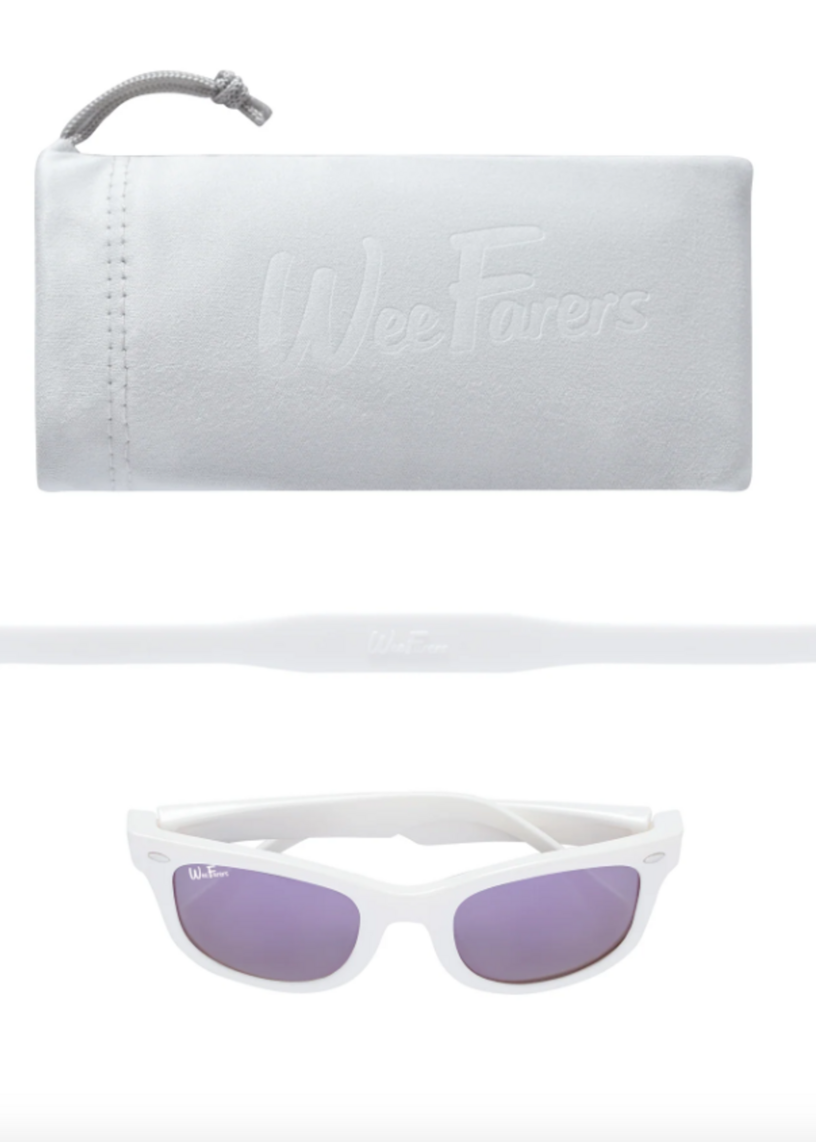 WeeFarers Polarized WeeFarers White w/Purple