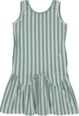 Vignette Leila Dress Green White Stripe