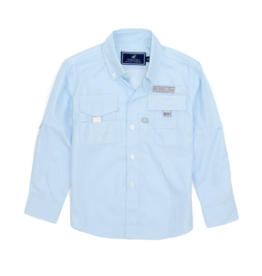 Properly Tied SALE Performance Fishing Shirt Aqua