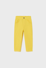 Mayoral Yellow Pants w/Ruffle Pockets
