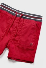 Mayoral Red Twill Bermuda Shorts