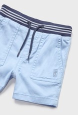 Mayoral Light Blue Twill Bermuda Shorts