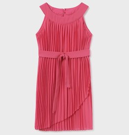Mayoral SALE Hot Pink Pleated Dress