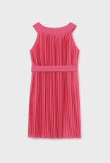 Mayoral Hot Pink Pleated Dress