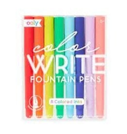 OOLY Color Write Fountain Pens Set of 8