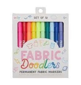 OOLY Fabric Doodlers Markers Set 12