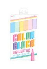 OOLY Color Block Highlighters - set of 6