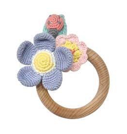 Albetta Bloom Crochet Teething Ring