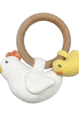 Albetta Crochet Coco Chick Ring Rattle