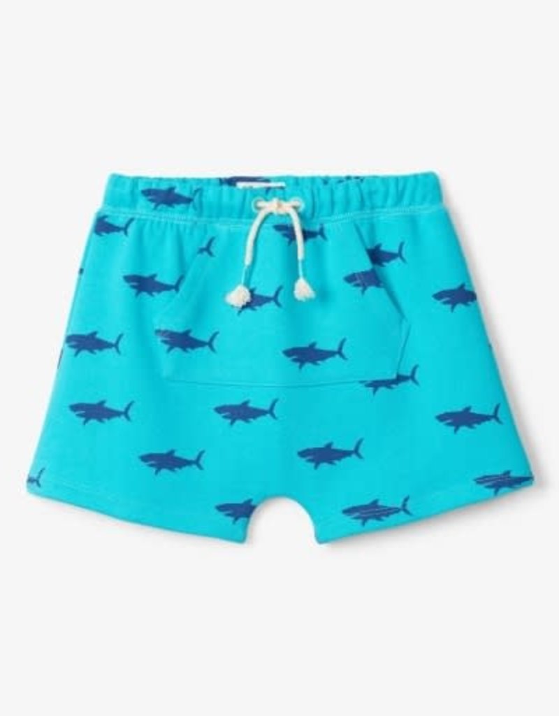 Hatley Kids beachy sharks kanga shorts