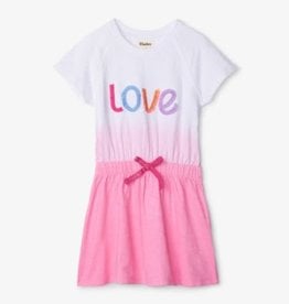 Hatley Kids SALE love dip dye bow front cinched waist dress