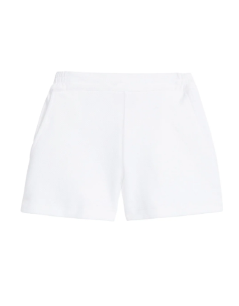 Bisby Basic White Shorts