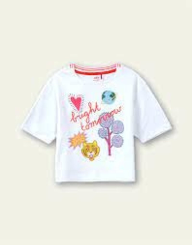 Oilily Bright Tomorrow S/S Tee Solid w/Artwork