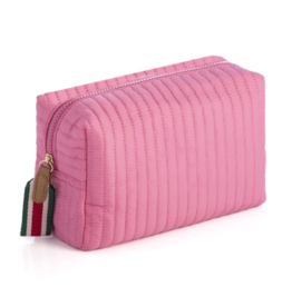 Shiraleah Ezra Large Boxy Cosmetic Pouch Pink