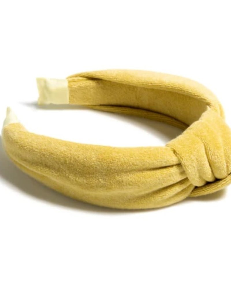Shiraleah Knotted Terry Headband Yellow
