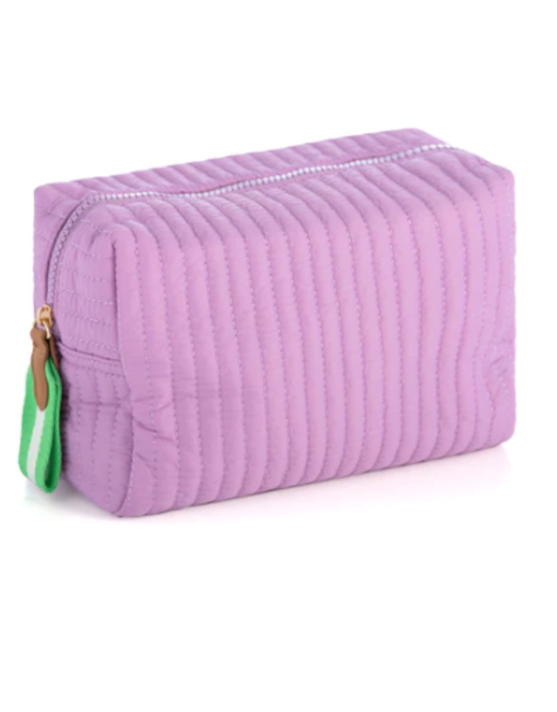 Shiraleah Ezra Large Cosmetic Pouch Lilac