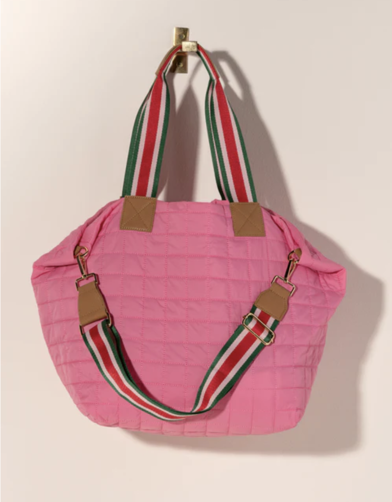 Shiraleah Ezra Pink Travel Tote