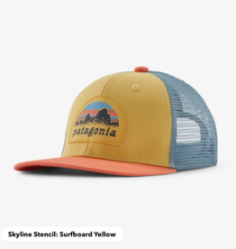 Patagonia Ks Trucker Hat Skyline Stencil: Surfboard Yellow SKLS