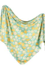 Copper Pearl Knit Blanket Lemon