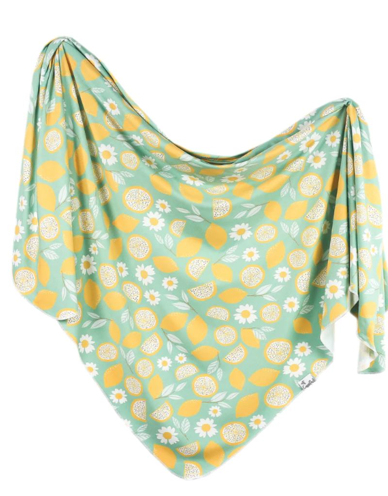 Copper Pearl Knit Blanket Lemon