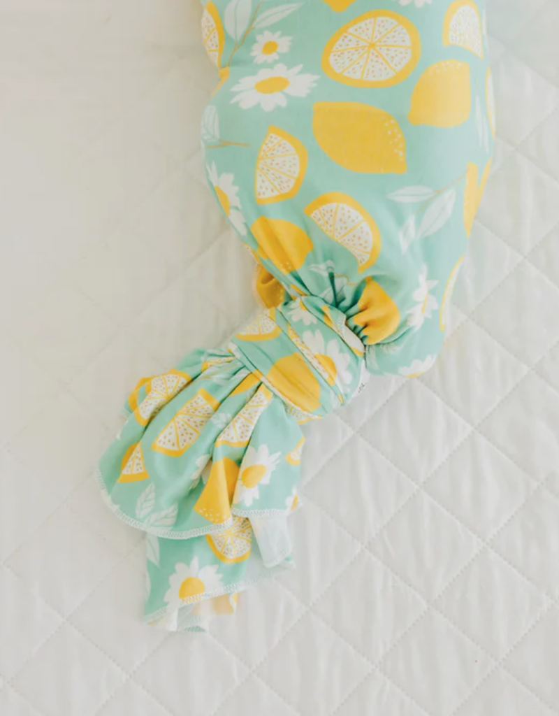 Copper Pearl Knit Blanket Lemon