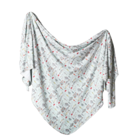 Copper Pearl Knit Blanket Trout