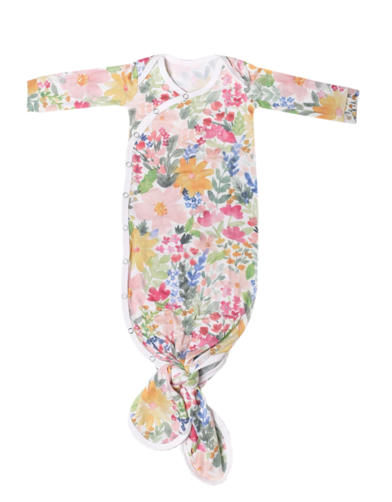 Copper Pearl Newborn Knotted Gown Lark