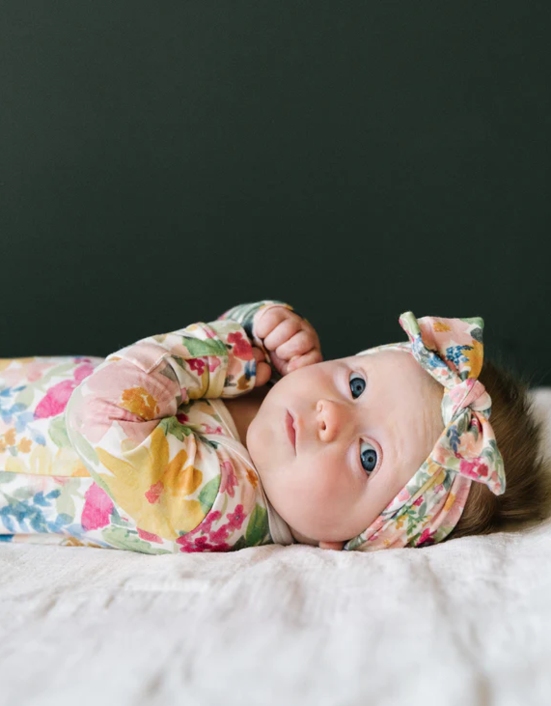 Copper Pearl Newborn Knotted Gown Lark
