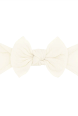 Baby Bling Bow Itty Bitty Knot Ivory